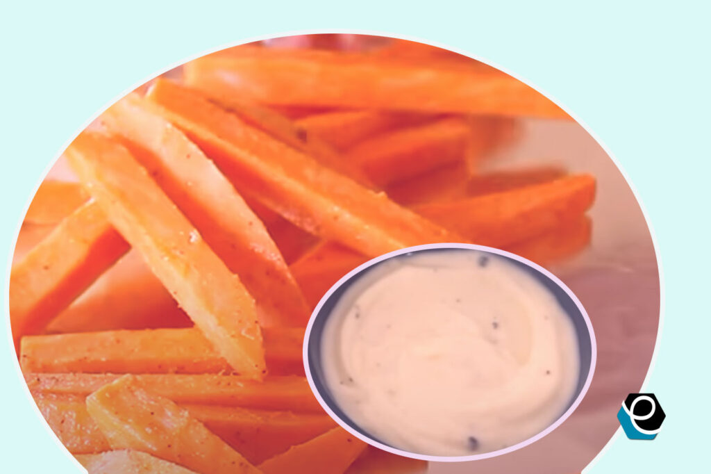 Crunchy Perfection: Try Purple Yam Fries with Sriracha Mayo Recipe Today